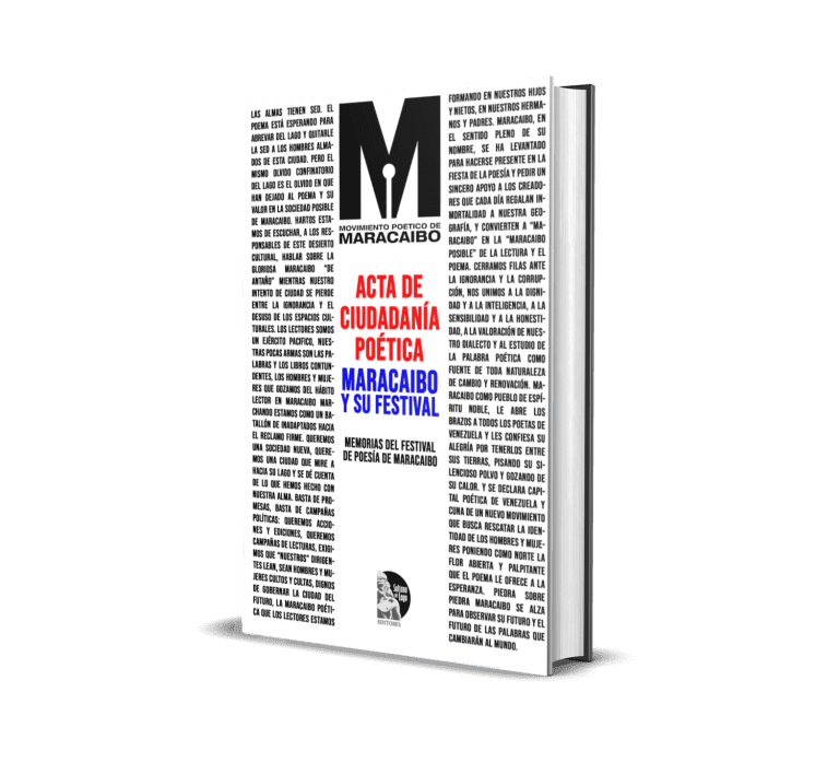 Portada de Acta de ciudadania poética. Maracaibo y su Festival de Poesía